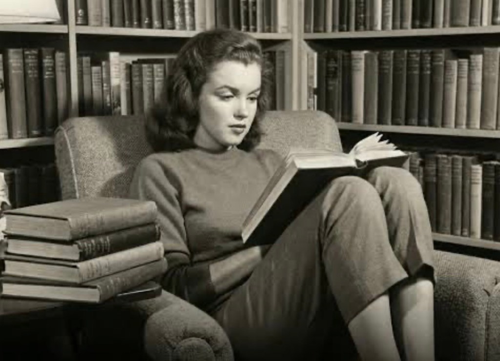Marilyn Monroe ➡️ su pasión por la&nbsp;lectura